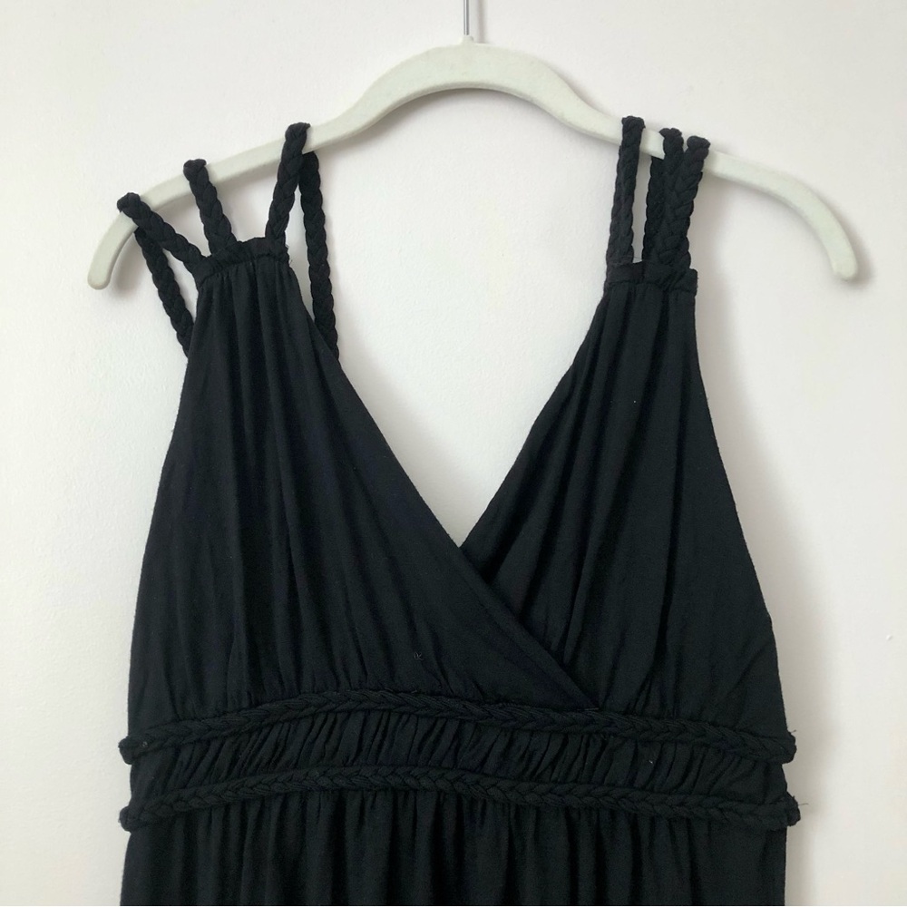 Design History Black V-Neck Sleeveless Summer Casual Dress Women’s Size M - Picture 3 of 9